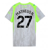 Manchester City Matheus Nunes #27 Tretí Ženy futbalový dres 2025-26 Krátky Rukáv